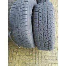 Michelin winterbanden 195 / 60 / R15/ rain tyre op velg