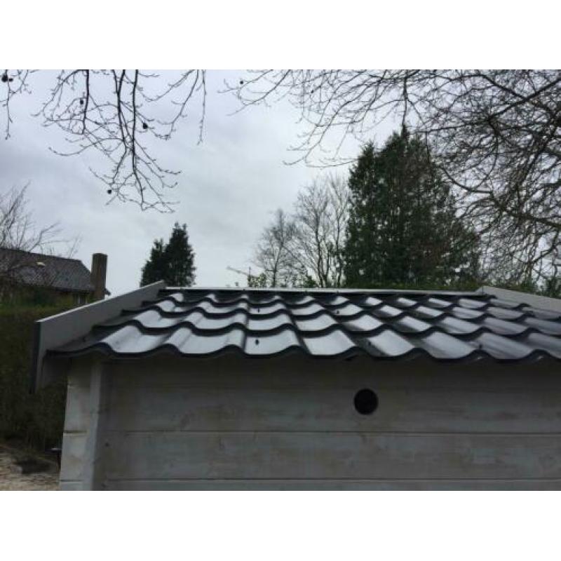 Tuinhuisje 28 mm wanddikte met aluminium dak