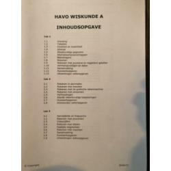NHA wiskunde A
