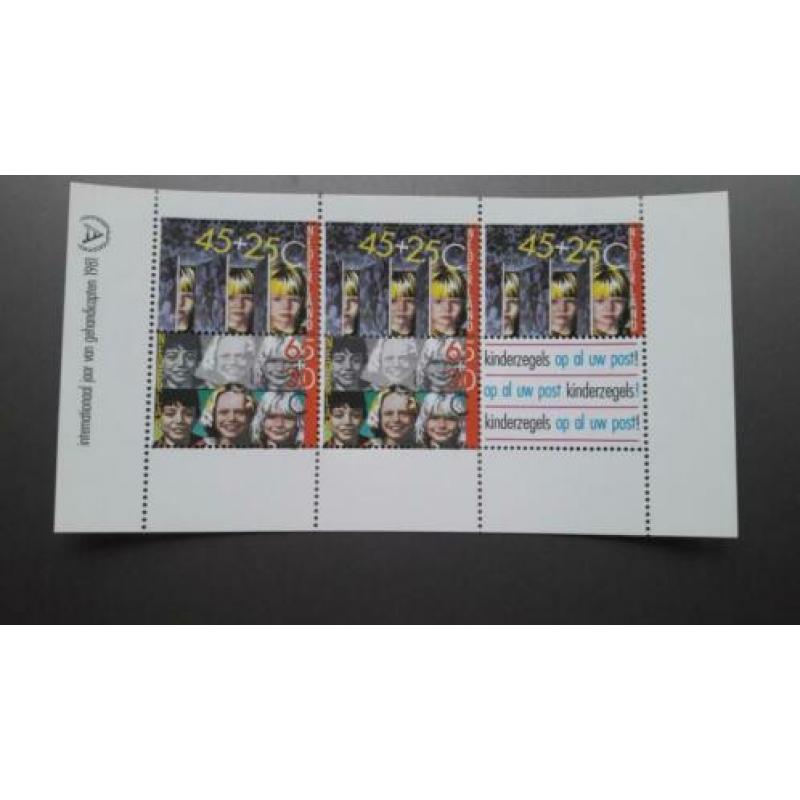 blok 1190 + 1214 +1236 + 1279 4blokken postfrisvoor0.5E