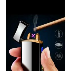 Dual arc windproof lighter