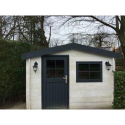 Tuinhuisje 28 mm wanddikte met aluminium dak