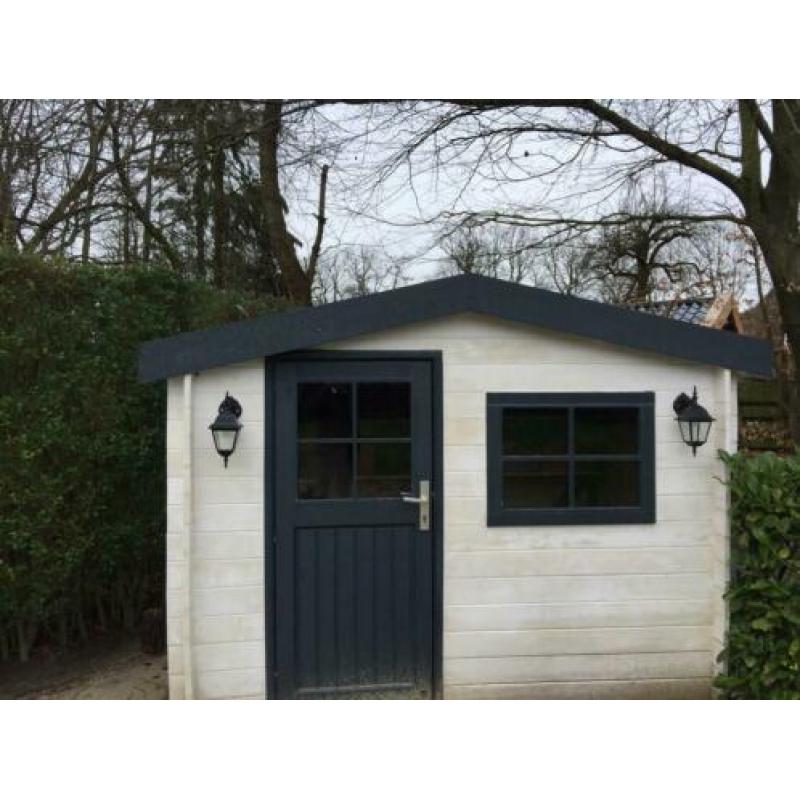 Tuinhuisje 28 mm wanddikte met aluminium dak
