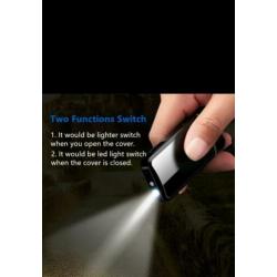 Dual arc windproof lighter