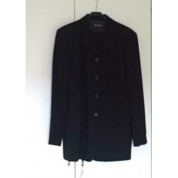 Prachtig lang colbert St Emile 96% coolwool 4 % elastan