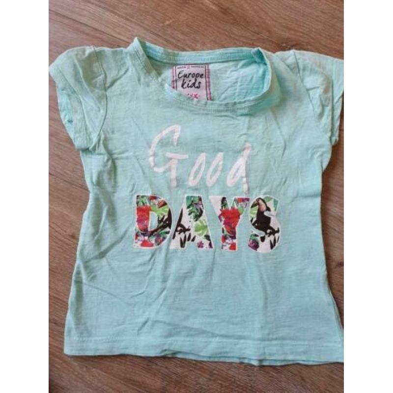 Shirt europe kids maat 98 / 104