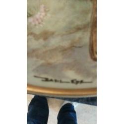 Mooi wandbord - Franklin Porcelain / Haviland / Limoges