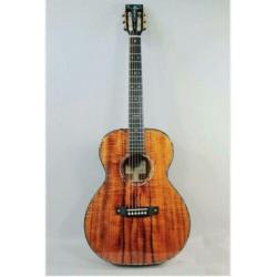 BSG gitaar hawaian KOA toonhout Model OM