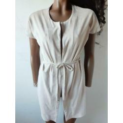 stoere stijlvolle jurk vest STROKE suède mt 36