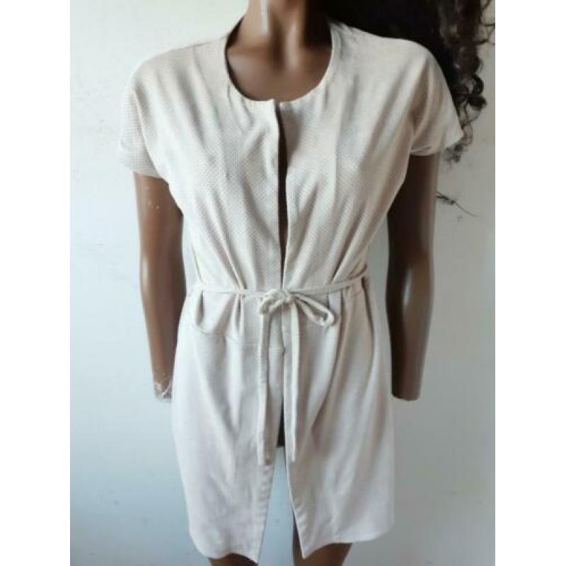 stoere stijlvolle jurk vest STROKE suède mt 36