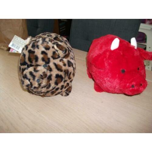 pluche funky piggy family