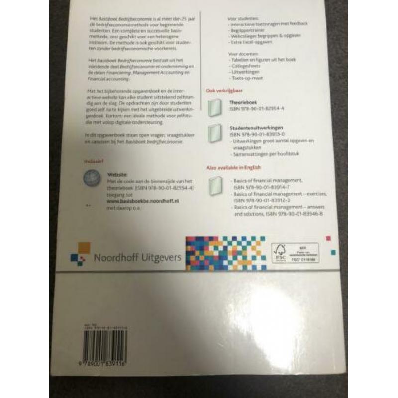 Basisboek bedrijfseconomie incl. Opgaven