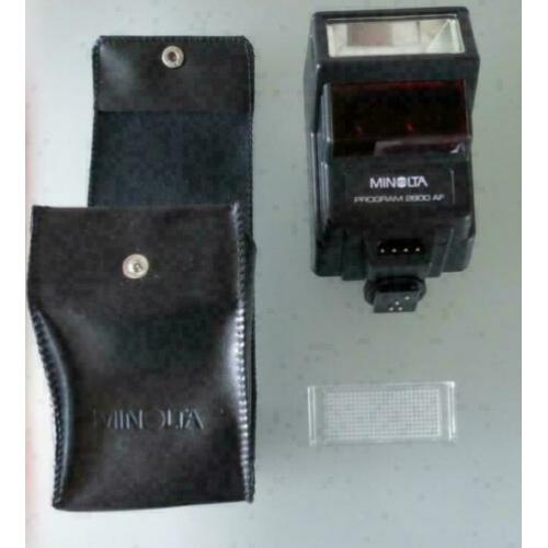 Minolta program 2800 AF met zwarte hoes etui