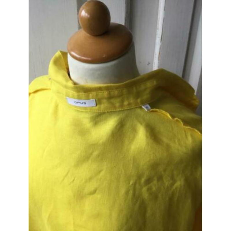 Mooie blouse van Opus, geel, 42