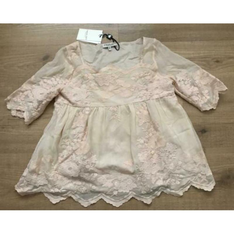 TWIN SET roze blouse top maat 152 NIEUW!!