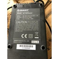 Giant batterijen met ladder