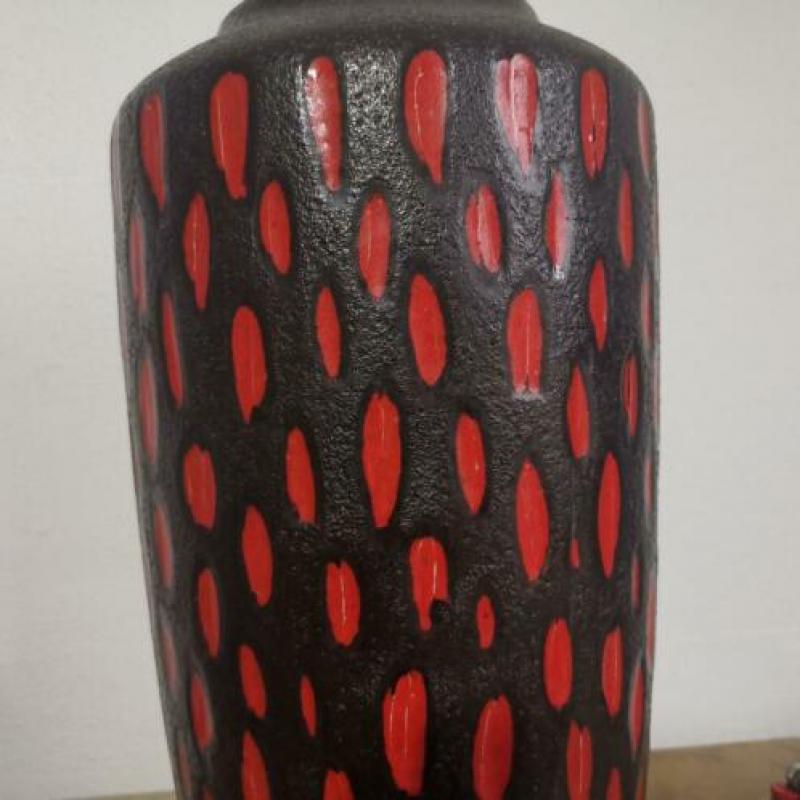 West germany vaas / vloervaas ( fat lava keramiek )