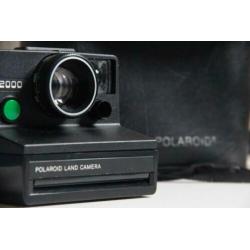 polaroid landcamera 2000 met tas