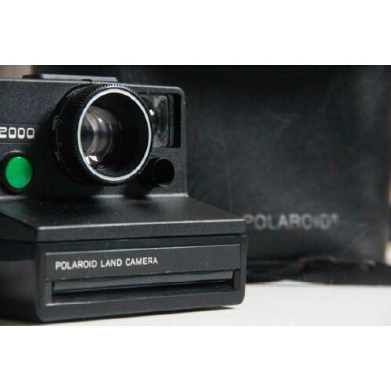polaroid landcamera 2000 met tas
