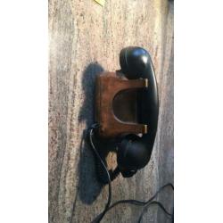 Antieke koperen telefoon