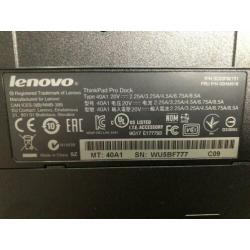 Nieuw!!! Docking station Thinkpad Pro Dock 90 W. KOOPJE!!!