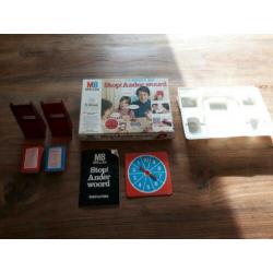 4) Stop! Ander Woord. MB Spellen. 1978, 10+, 3-4 Spelers