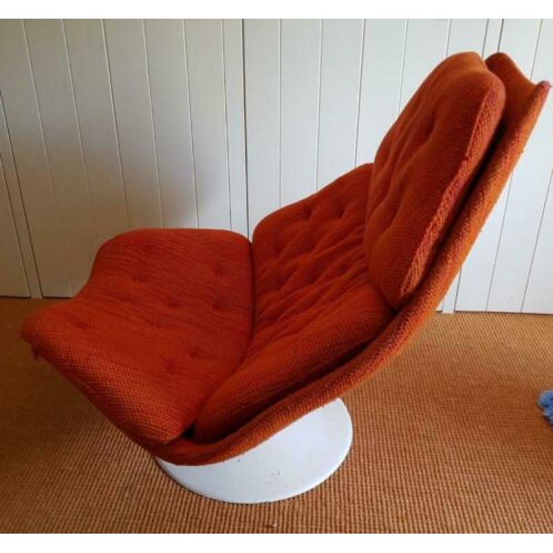 Vintage Artifort Geoffrey Harcourt draai fauteuil stoel 1960