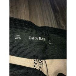 Zara jeans/ Zara legging slangenprint maat l met elastiek
