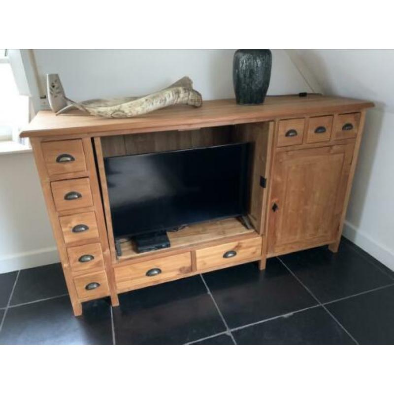 Teak houten tv meubel