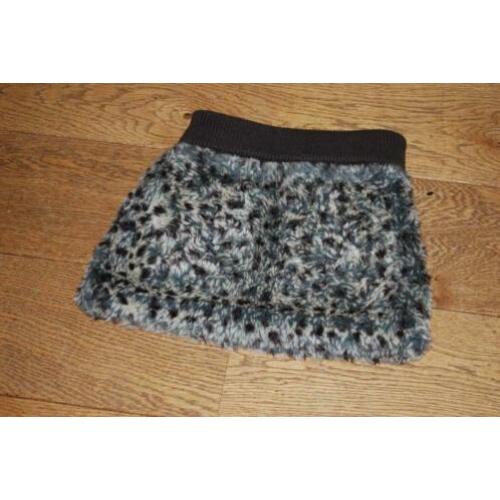Jilly - fluffy bruin rokje - maat 122