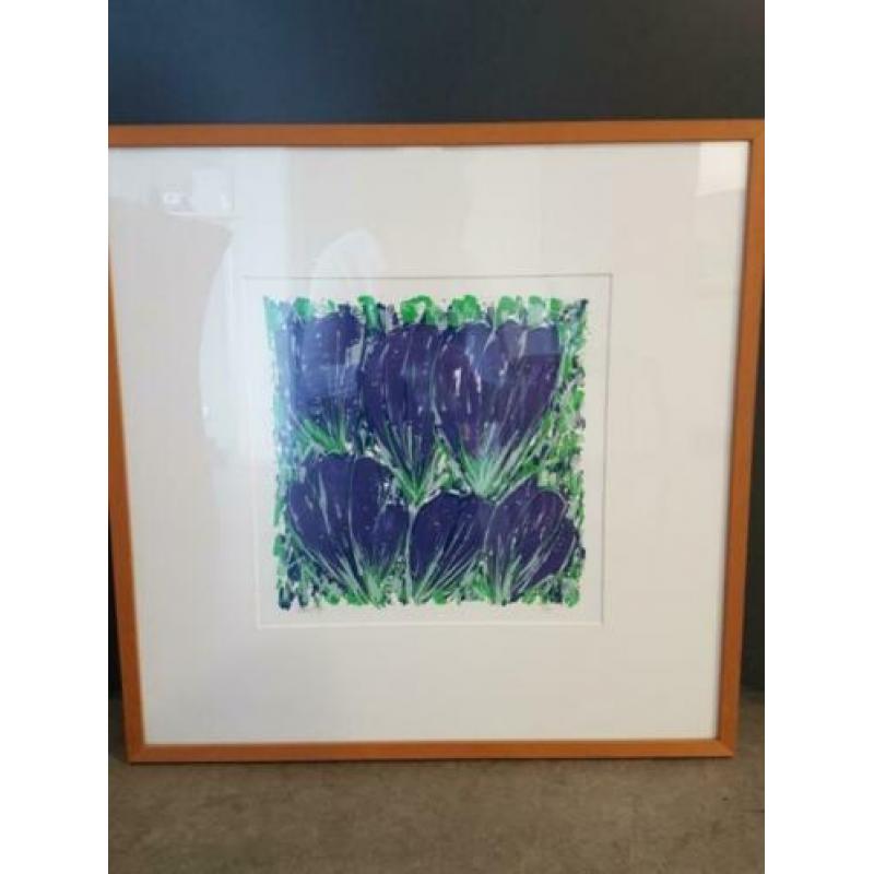Zeefdruk Tulpen Ad van Hassel