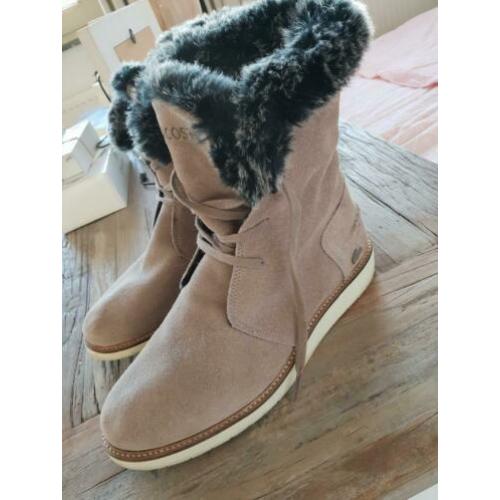 Lacoste boots maat 38 beige