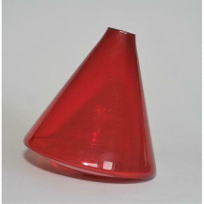 Rode Industriele / Designe Wankel vaas