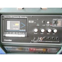 Coomber stereo CD Cassette recorder