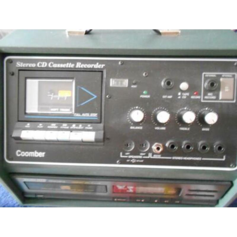 Coomber stereo CD Cassette recorder