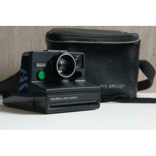 polaroid landcamera 2000 met tas