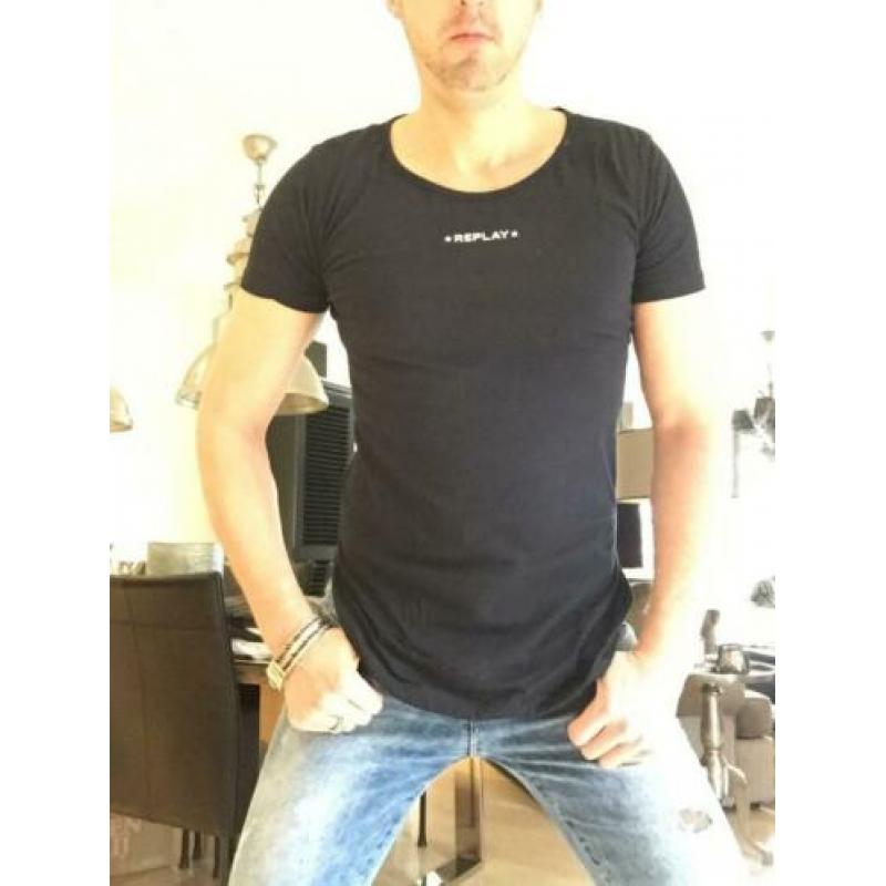 Replay t shirt maat s zo goed als nieuw