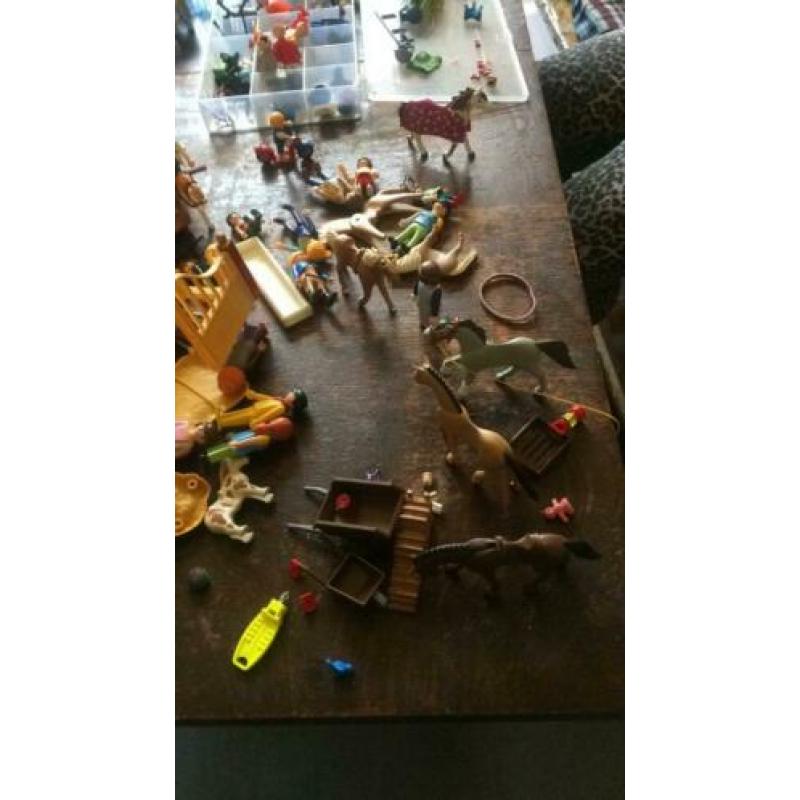 Heel veel paarden playmobil.