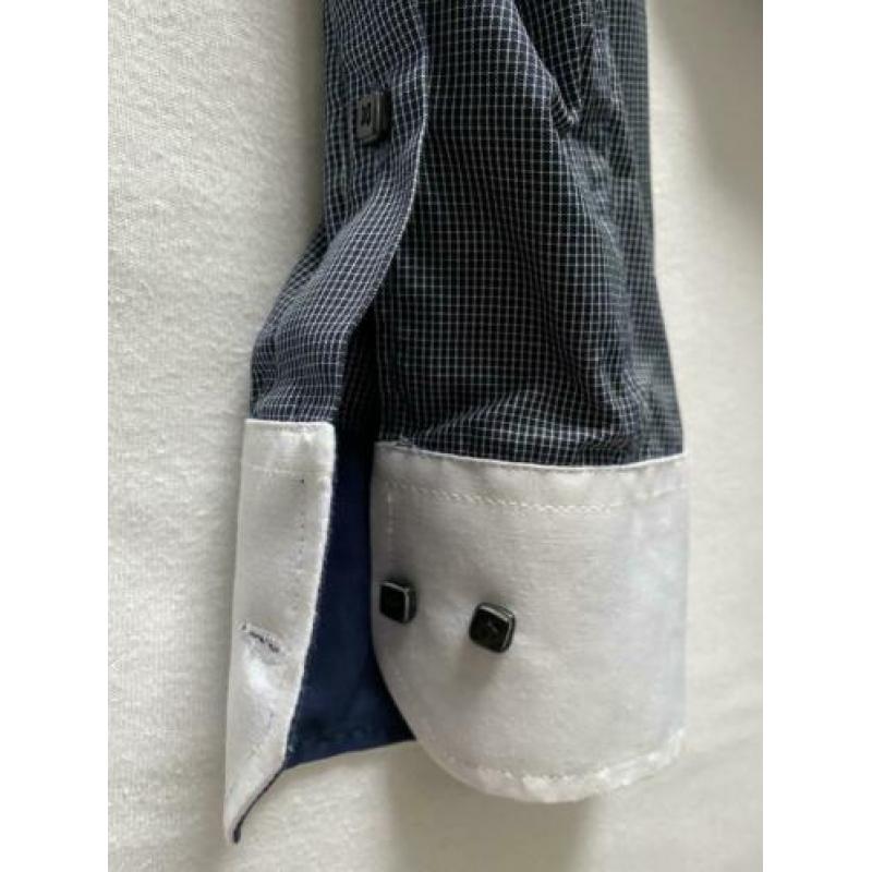 Heren overhemd Tommy Hilfiger met witte board maat S/M