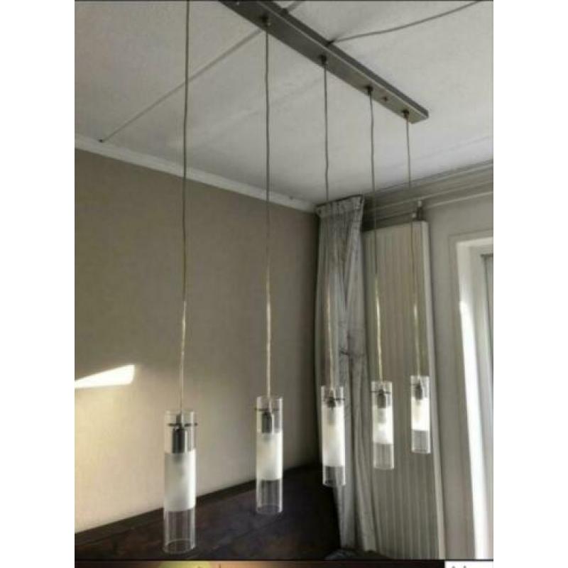 Mooie hanglamp met 5 lampen