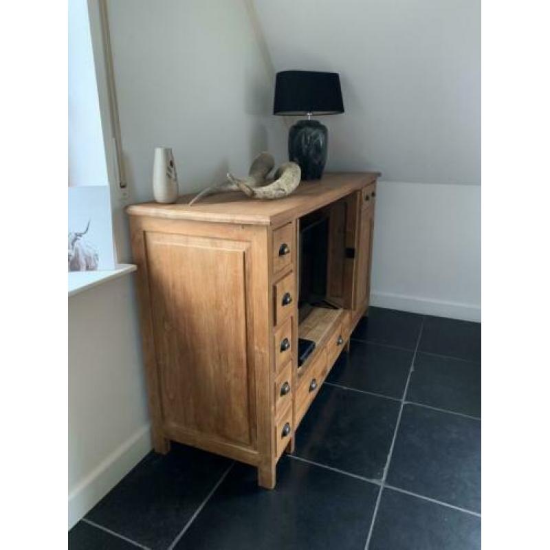 Teak houten tv meubel