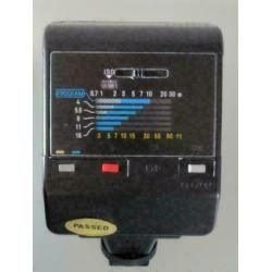 Minolta program 2800 AF met zwarte hoes etui