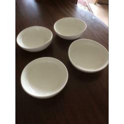 4 nieuwe INTERMEZZO dessert/salade/snacks schaaltjes