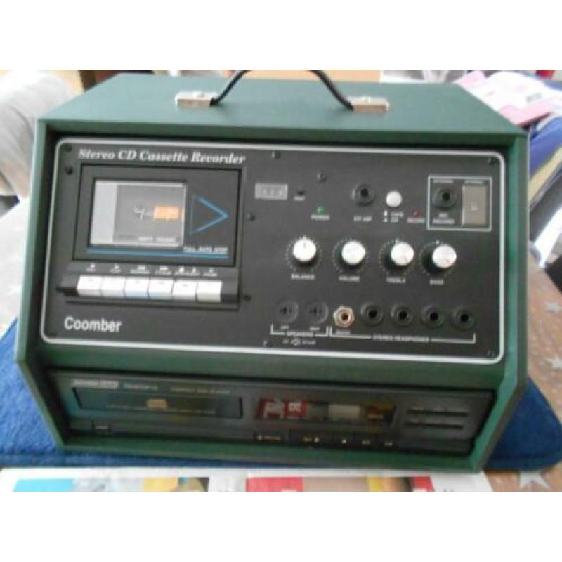 Coomber stereo CD Cassette recorder