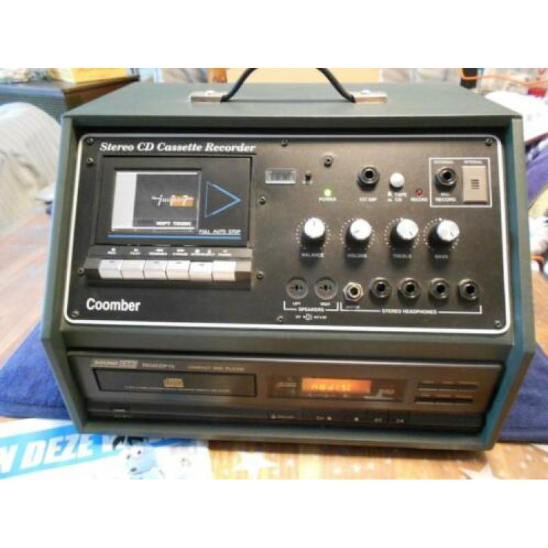 Coomber stereo CD Cassette recorder