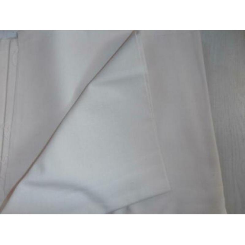 Stof katoen creme 118 breed 250 lang