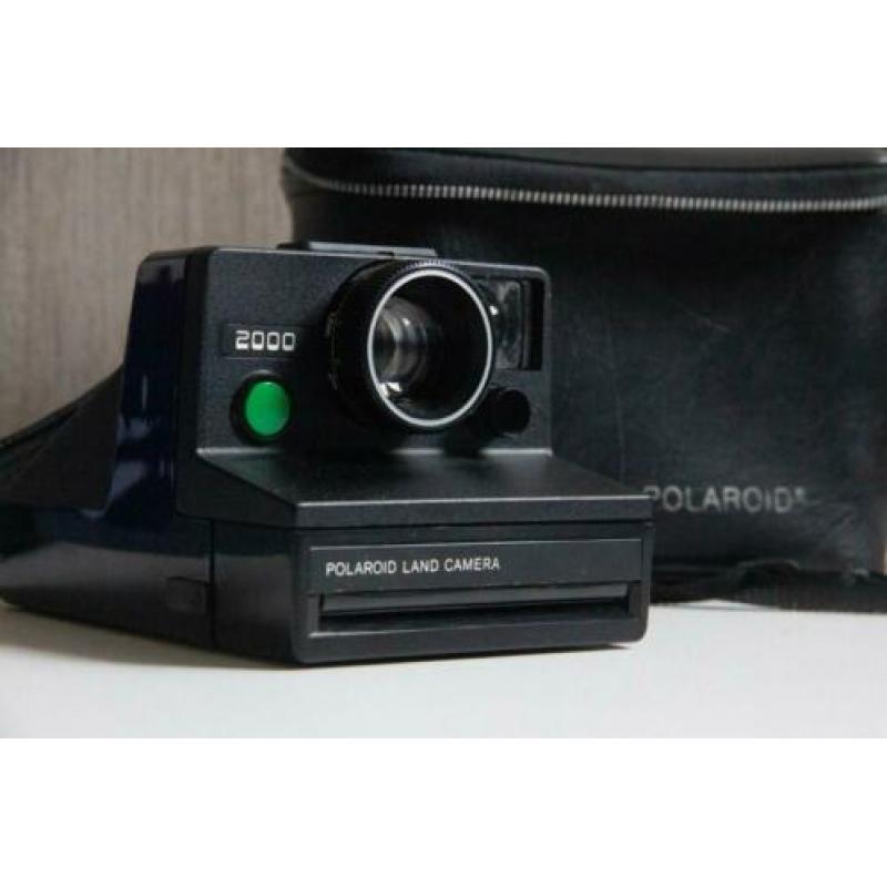 polaroid landcamera 2000 met tas