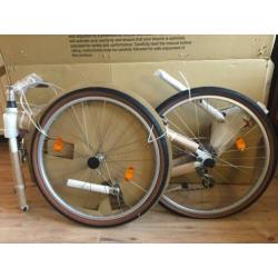 Opvouwbare witte mountainbike / vouwfiets / ATB *NIEUW*