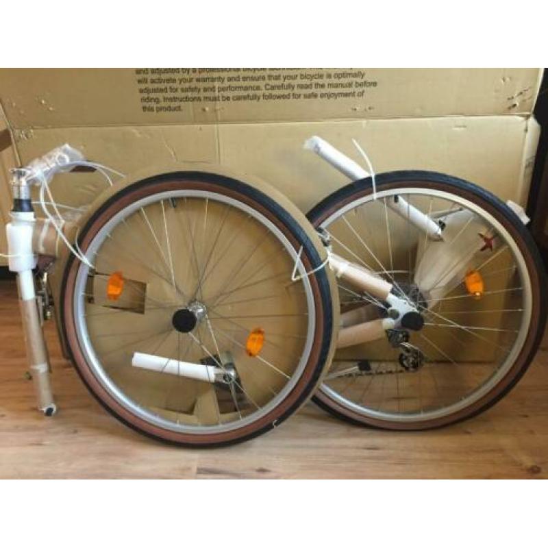 Opvouwbare witte mountainbike / vouwfiets / ATB *NIEUW*