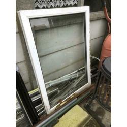 Kuststof raam met dubbel glas